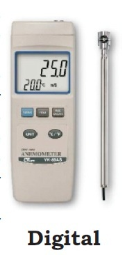 Probe Type Anemometer Digital
