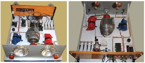 MOCK LAYOUT OF CAR WIRING CONVENTIONAL TYPE