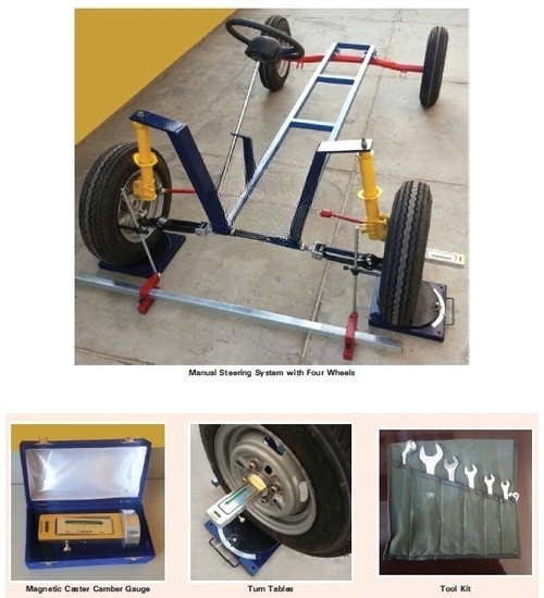 STEERING GEOMETRY WHEEL ALIGNMENT TRAINER