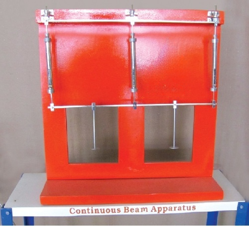 Elastically coupled beam apparatus