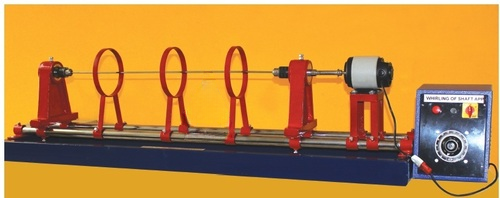 Whirling of shaft apparatus